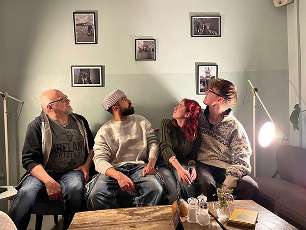 Gruppenfoto vor der Marktkirche